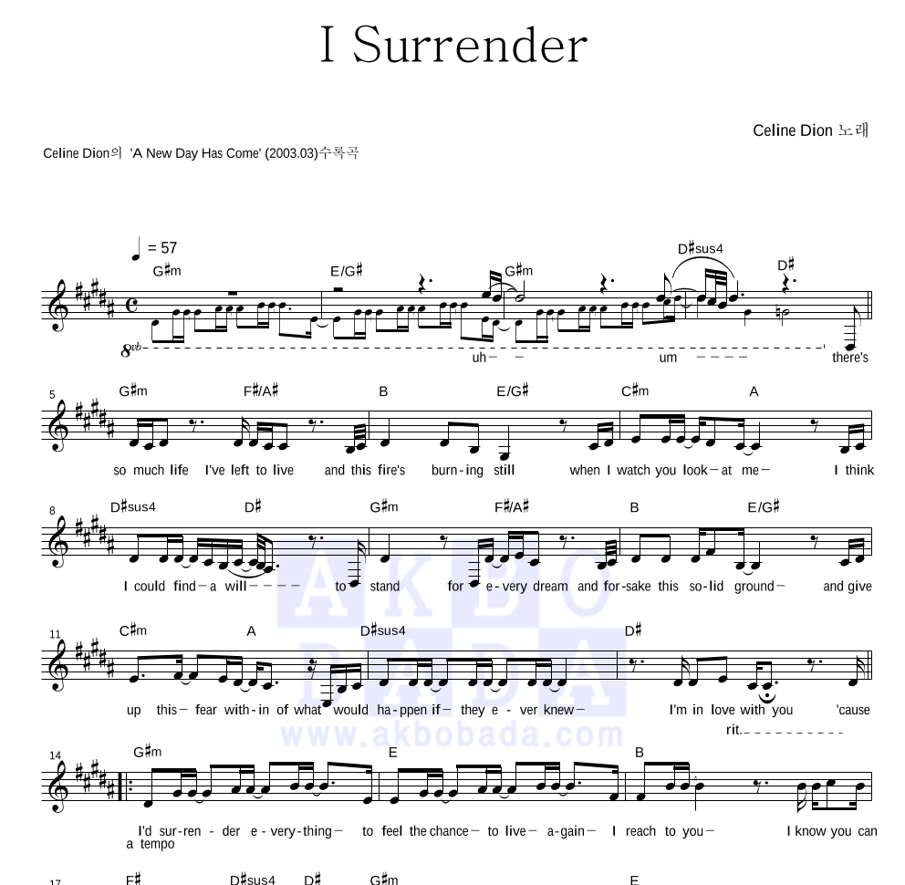 i surrender celine dion mp3 download