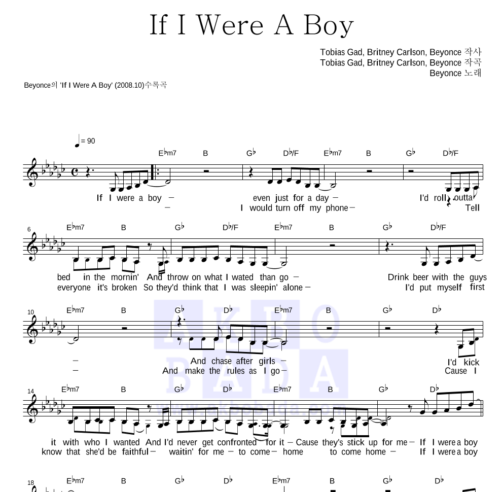 mp3 beyonce if i were a boy